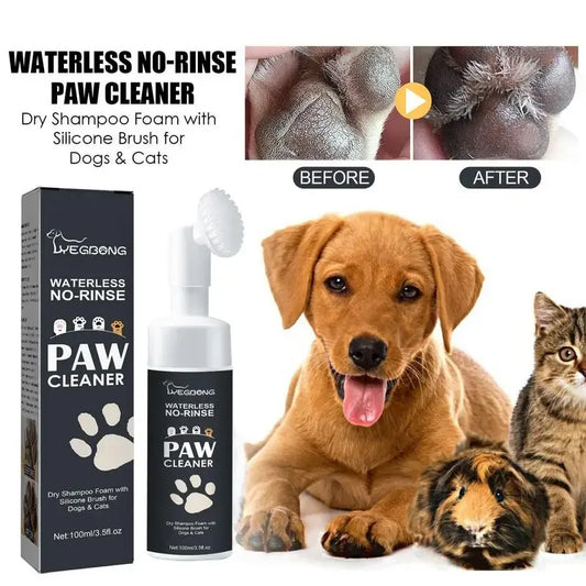 waterless dog paw cleanser